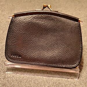 Fossil Black Leather Women's Bag